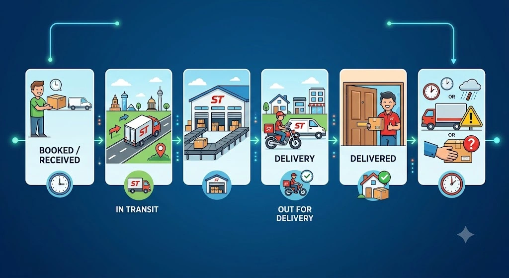 What Your ST Courier Tracking Status Really Means at Every Stage